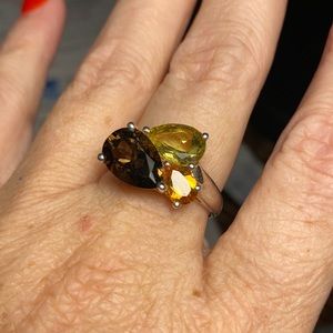 Petal Shaped Gemstones Citrus Colors, 9